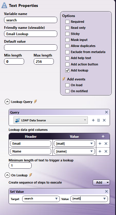 index form Example
