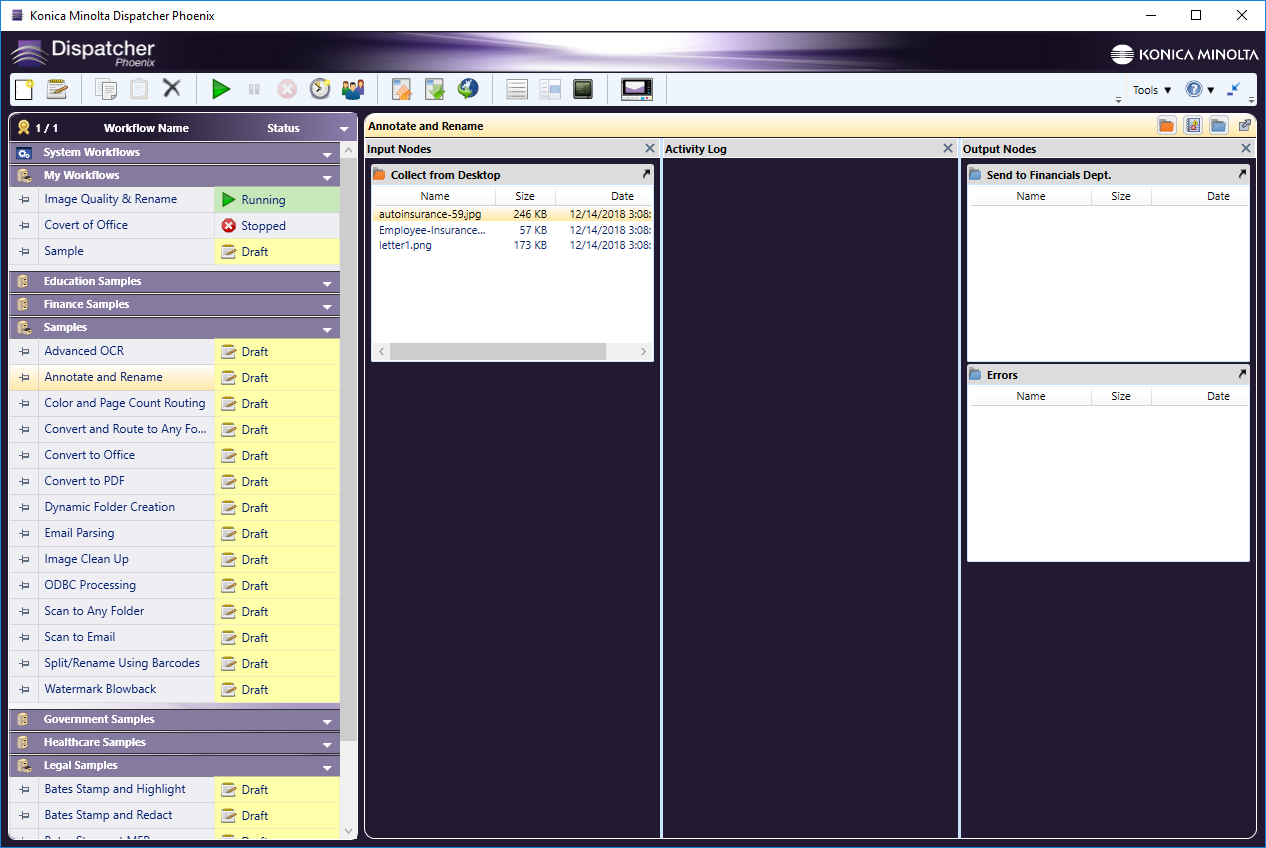 Workflow List