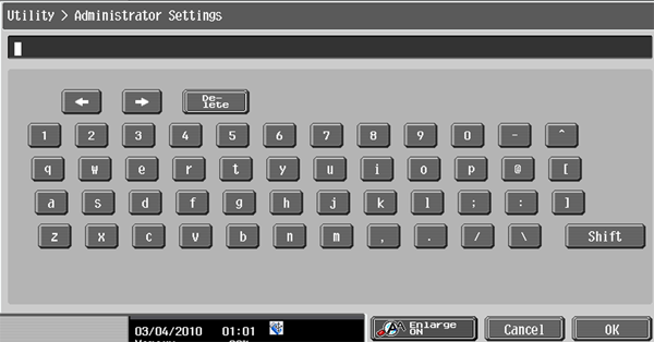 Admin Settings