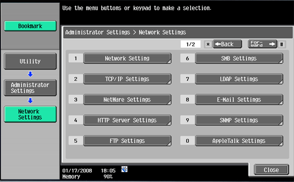 Network Settings