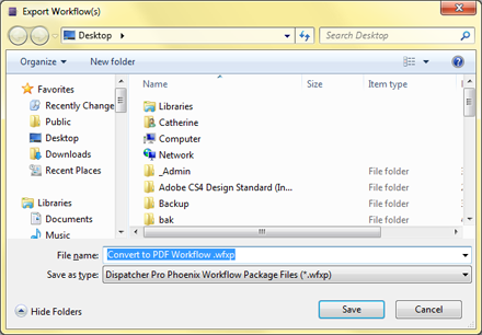 Export Workflow