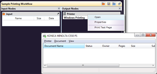 Context menu