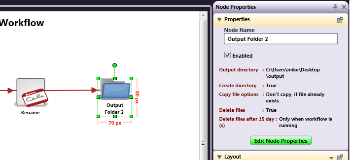 Properties of an object