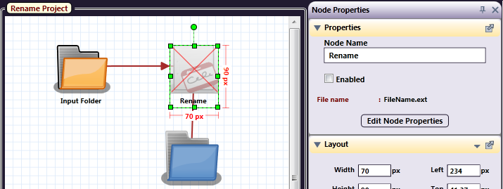 Disabled node