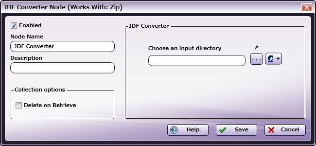JDF Converter Node