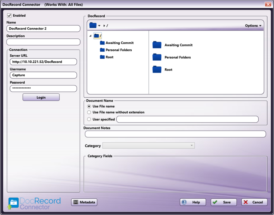 DocRecord Connector