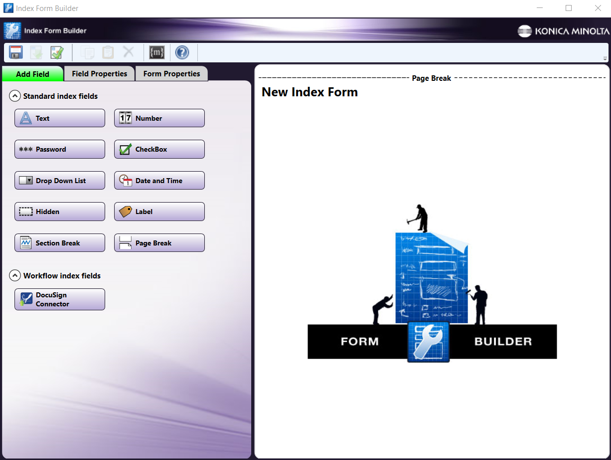 Create an Index Form