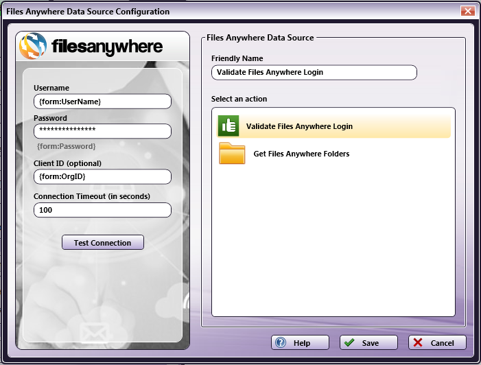 Validate FilesAnywhere