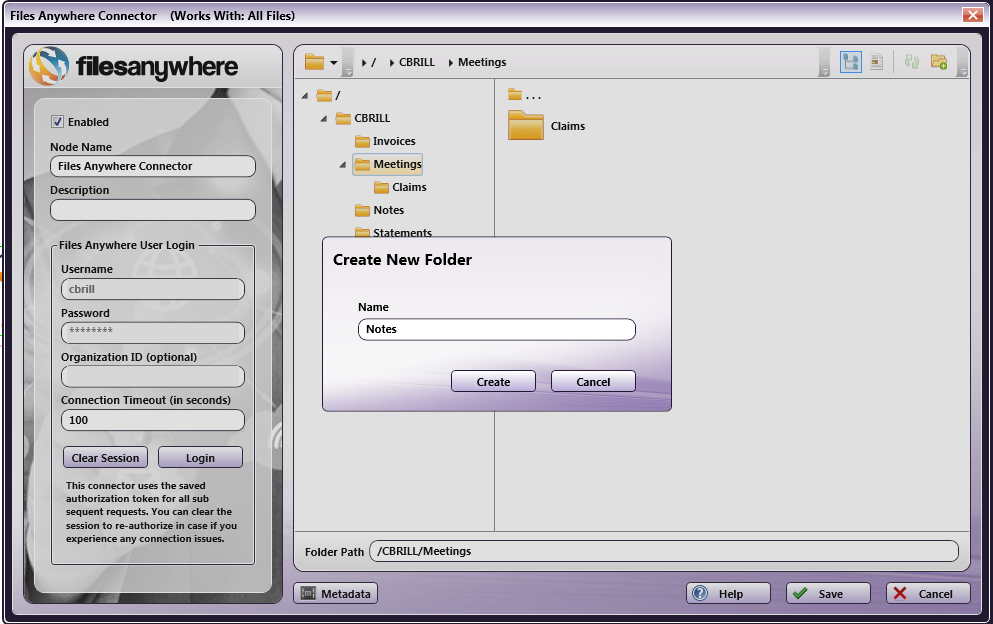 Create New Folder