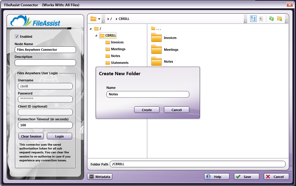 Create New Folder