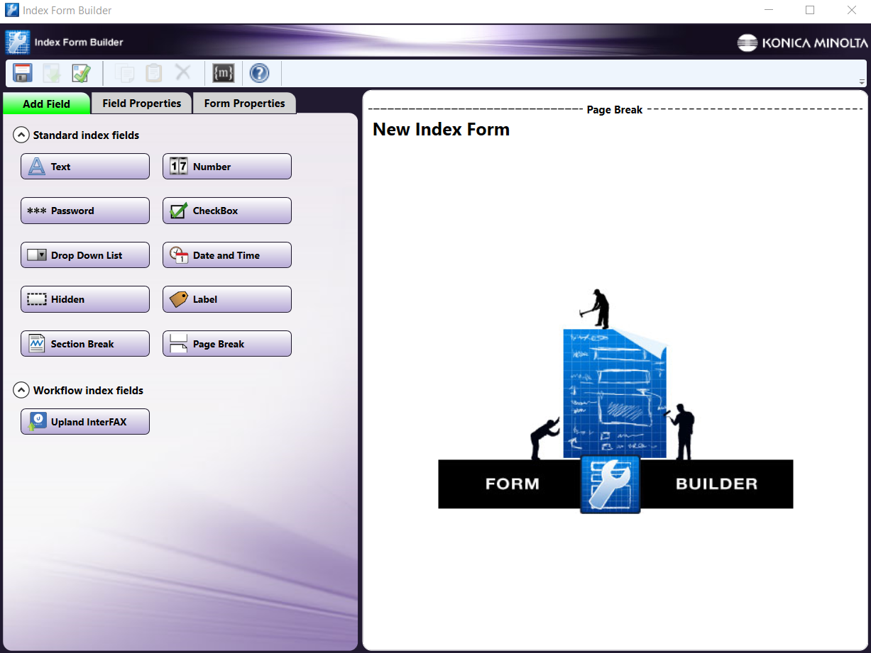 Create an Index Form