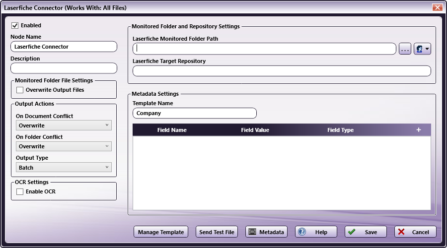 Laserfiche Connector