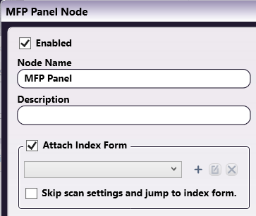 Create an Index Form