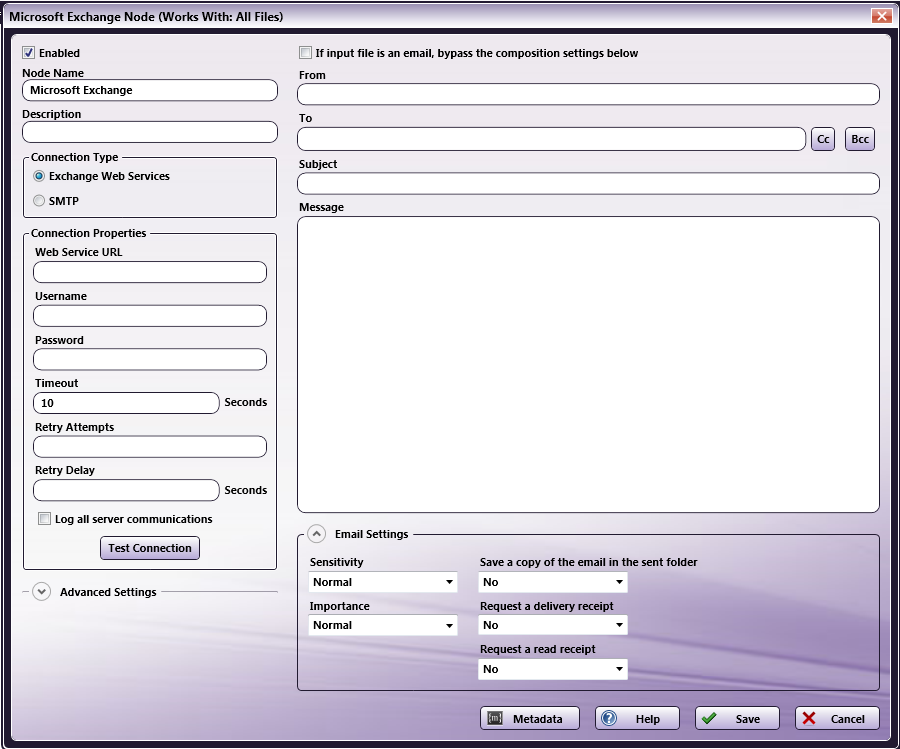 Microsoft Exchange Node