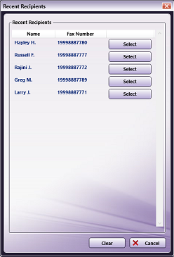 RightFax Connector Node Configuration