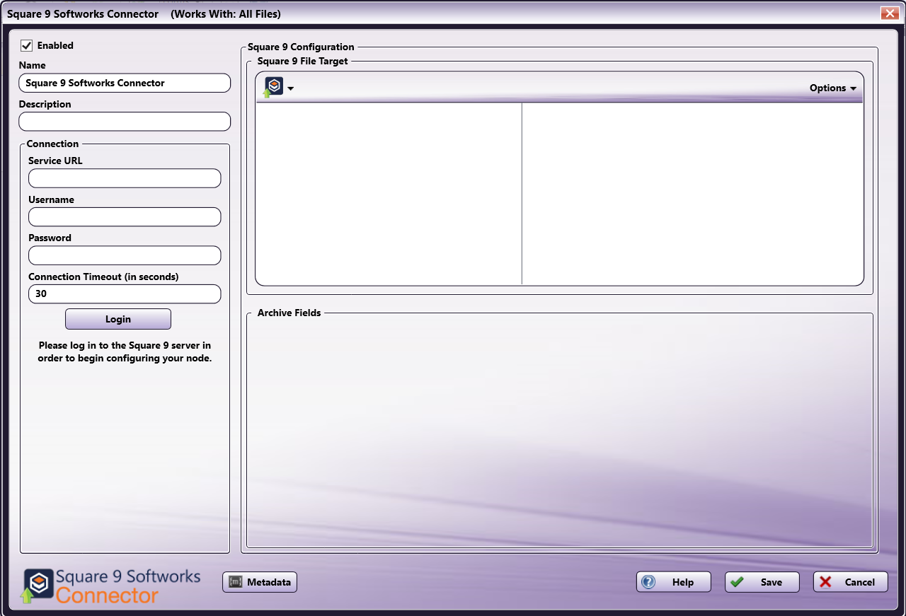 Square 9 Softworks Connector