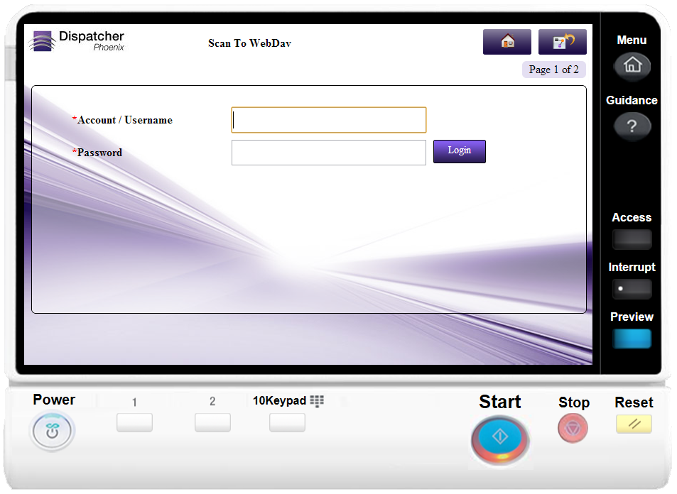 WebDAV at MFP