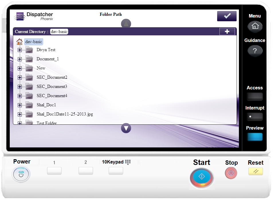 WebDAV at MFP