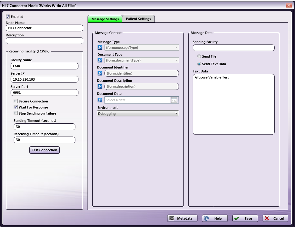HL7 Node