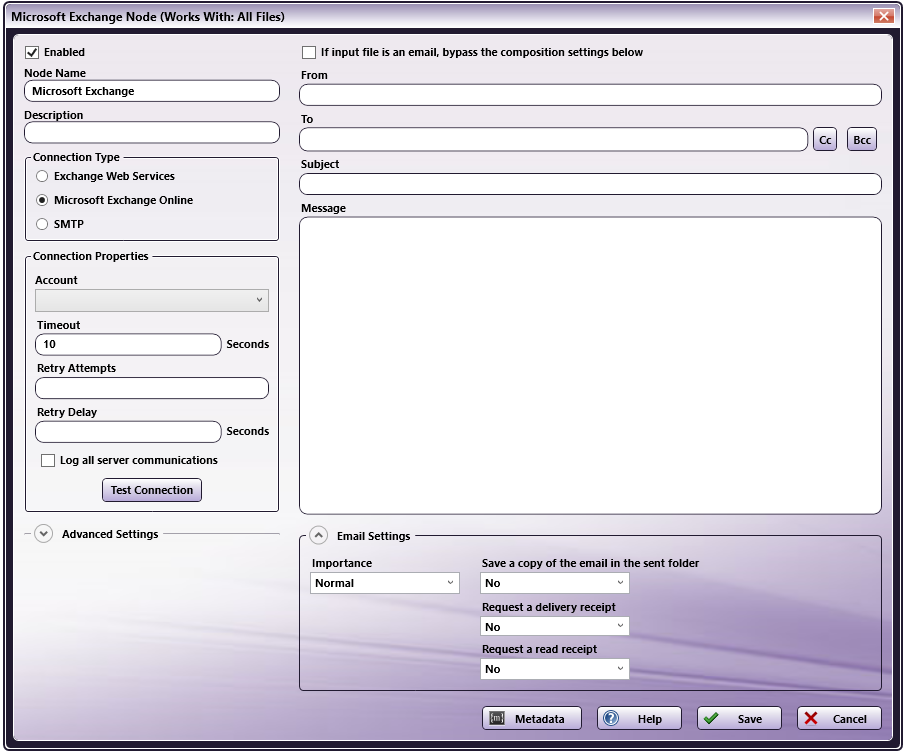 Microsoft Exchange Node