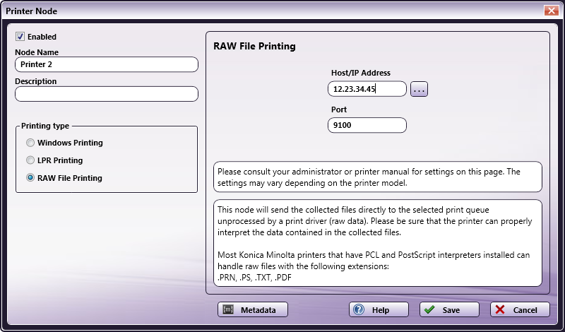 RAW File Printing