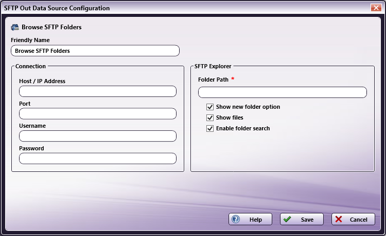 Browse SFTP Folders
