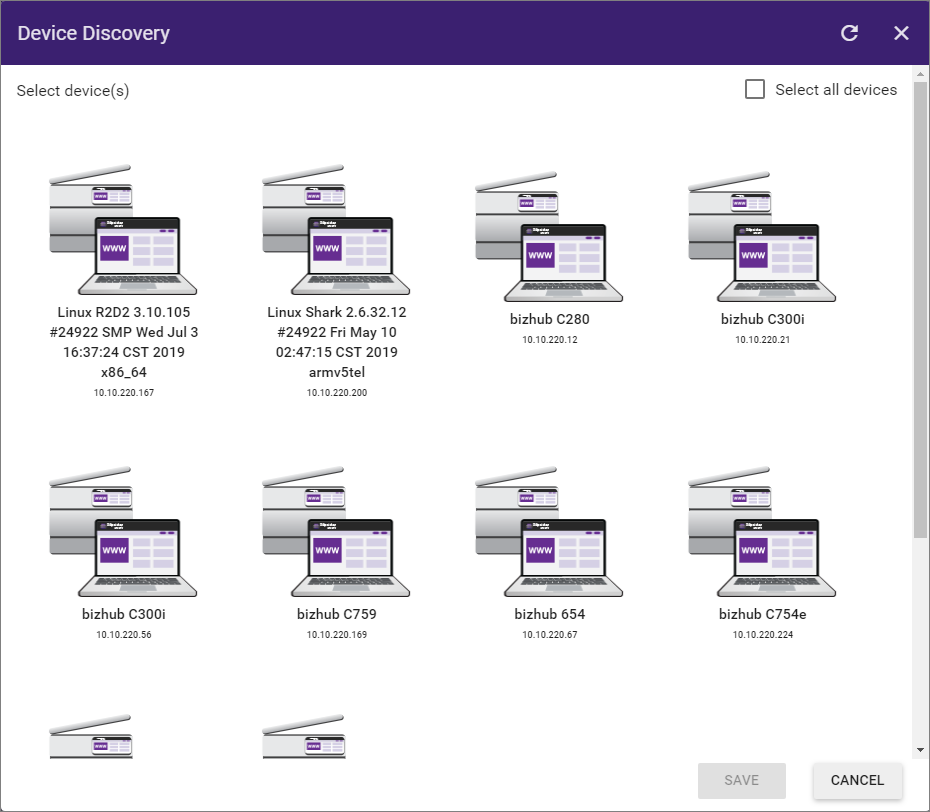 DP Web Devices