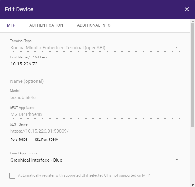 DP Web Devices