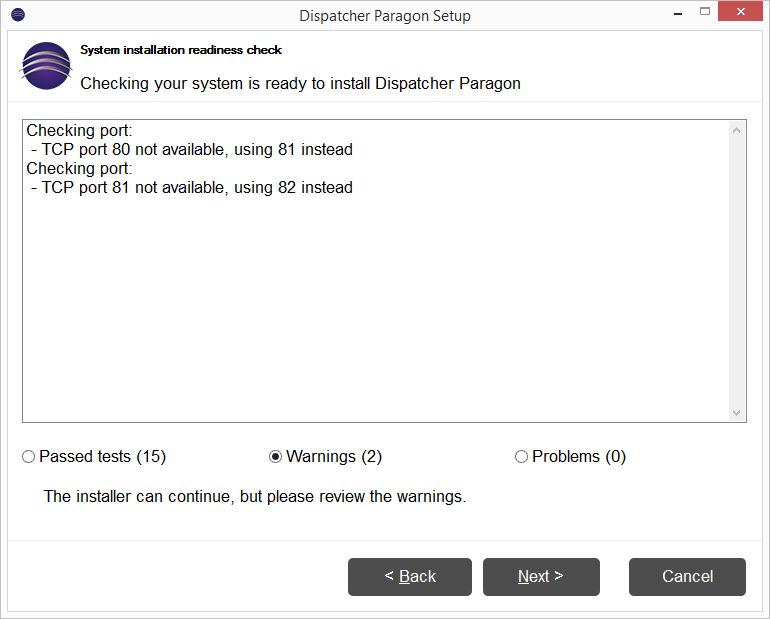 System Installation Readiness