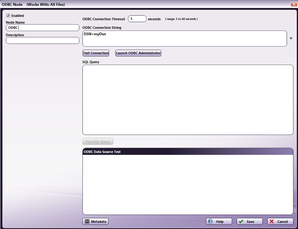 ODBC Node