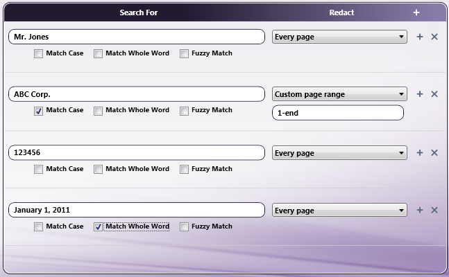 Text Strings Example