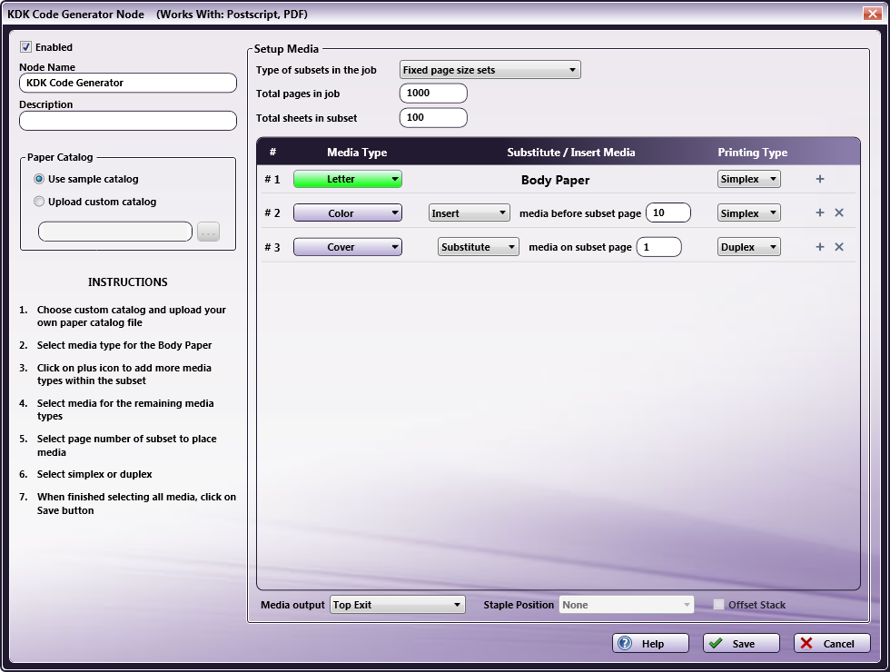 KDK Code Generator Node