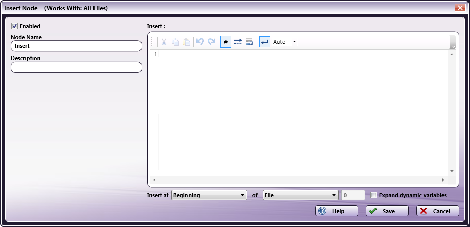 Insert Node