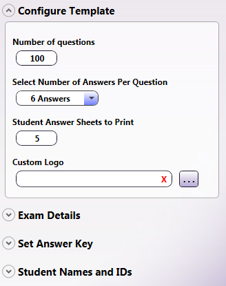 Configure Template