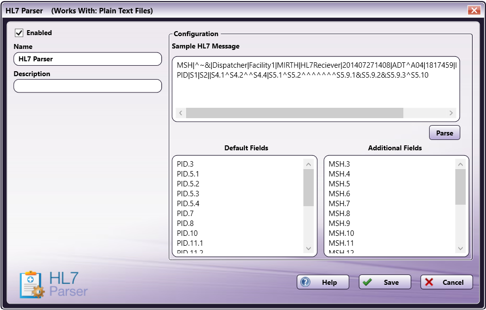 HL7 Parser