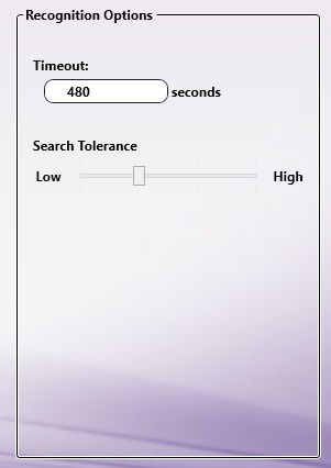 Recognition Settings