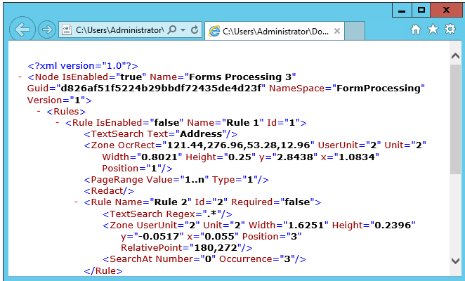 XML Rules