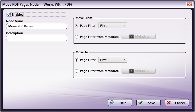 Move PDF Pages Node