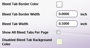 Bleed Tabs: User Defined Node