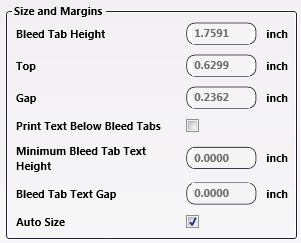 Bleed Tabs: User Defined Node