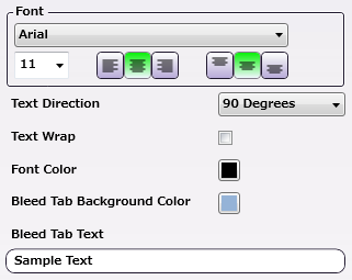 Bleed Tabs: User Defined Node