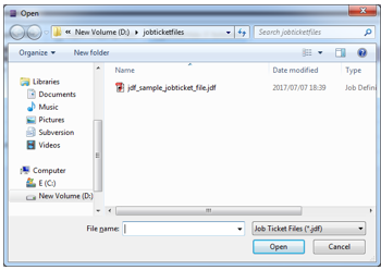 Job Ticket Generator: JDF Node