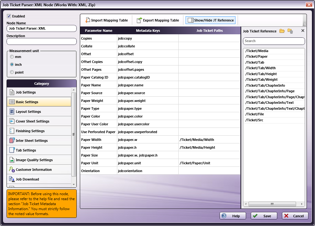 Tabs: Insert Node
