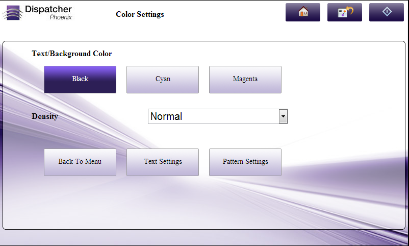 Color Settings at MFP