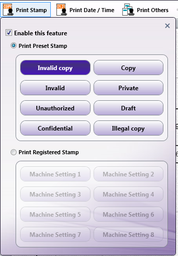 Print Stamp