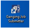 Basic Operation Procedure for the Ganging Job Submitter