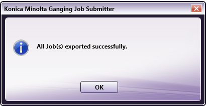 Basic Operation Procedure for the Ganging Job Submitter