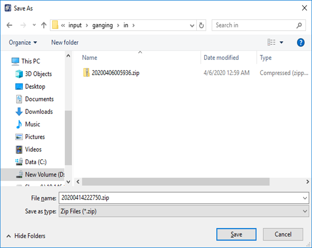 Basic Operation Procedure for the Ganging Job Submitter
