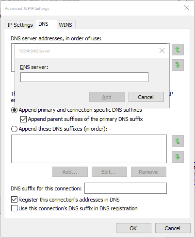 TCP/IP DNS Server