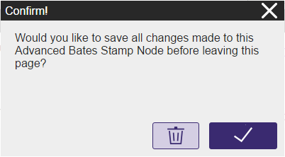 Save Confirmation